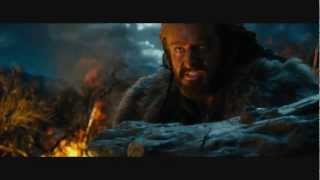 The Hobbit An Unexpected Journey  Thorin vs Azog Final Battle [upl. by Ramo]