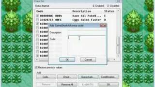 Pokemon RubyGamesharkHow to use gameshark codes [upl. by Reinald284]