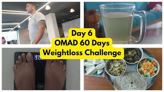 Day 6  OMAD 60 Days Weight loss challenge  OMAD  Weight loss Journey  Intermittent Fasting omad [upl. by Gilpin]