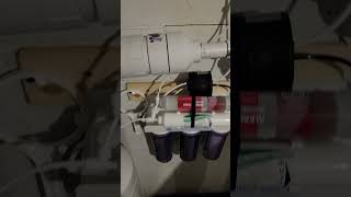 Reverse Osmosis Install with Quiet Permeate Pump [upl. by Soisanahta]