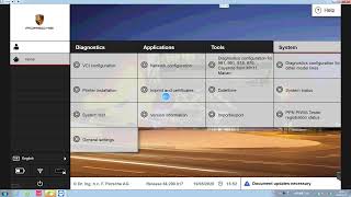how to change Porsche piwis 3 Software from the V diagnostic mode to E engineer developer mode [upl. by Neit]