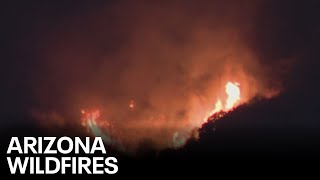 3 wildfires break out across Arizona over the weekend [upl. by Enailuj]