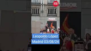 Leopoldo López no te quieren ni en Madrid [upl. by Fadden]