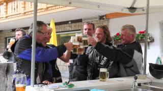 Biker Hotel Olympia aprèsbike ristorante  Arabba Dolomites Italy [upl. by Trust]