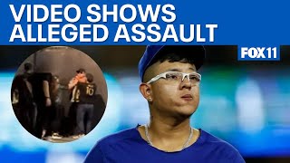 Julio Urías Video shows former Dodger attacking wife [upl. by Boynton]