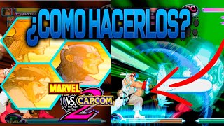 Como hacer los especiales de Marvel vs Capcom 2 [upl. by Anaujnas]