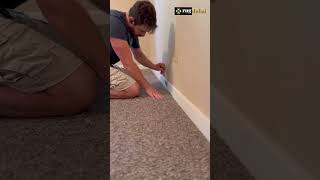 How To Cutt Carpet With The Wall Trimmer  reels shorts [upl. by Rebor]