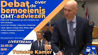 Terugkijken Debat over bemoeienis van het ministerie met OMTadviezen  Tweede Kamer 24 mei 2022 [upl. by Iain]