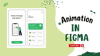 Animation In Figma I Prototype I After Delay I Plant Management [upl. by Derdle]
