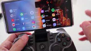 iPega 9076 O melhor gamepad bluetooth para o celular com Android [upl. by Arihat702]