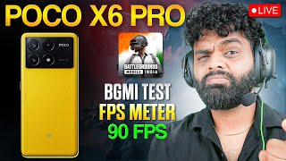 Testing BGMI in POCO X6 Pro with FPS Meter  Gaming Pathshala [upl. by Yralih]