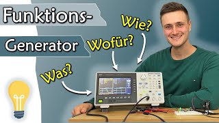 Was ist ein Funktionsgenerator und wie wird er bedient Tutorial  Geräte 18 [upl. by Enitsirt]