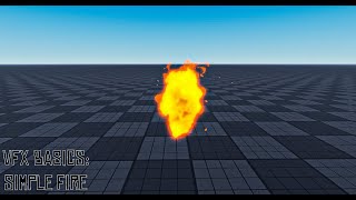 Roblox VFX Basics Simple Fire [upl. by Teragramyram]