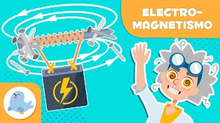 ELECTROMAGNETISMO para niños ⚡🧲 ¿Qué es un electroimán 🔌 Ciencias para niños [upl. by Ytissahc731]