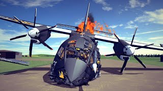 Emergency Landings 45 How survivable are they Besiege [upl. by Aurelius]