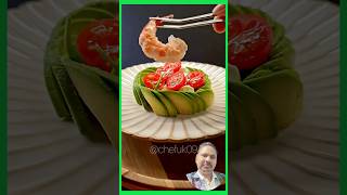 Prawns amp Avocado salad Avocado saladprawns chefuk09 shortsfeed [upl. by Yemrej800]