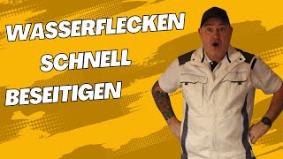 Wasserflecken schnell erfolgreich beseitigen [upl. by Etka411]