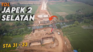 UPDATE Pembangunan Tol Jakarta  Cikampek II Selatan  STA 31  33 [upl. by Nas334]