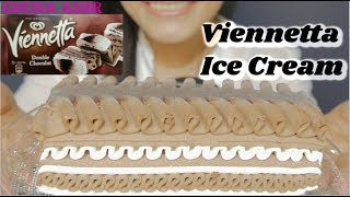 ASMR 咀嚼音 Viennetta Ice Cream Double Chocolate ビエネッタ 千層冰淇淋蛋糕 비엔네타 아이스크림 먹방 EATING SOUND [upl. by Stanwood346]