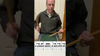 Snare exercise Paradiddle breakdown [upl. by Ym]