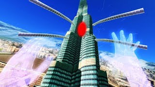 Blasting Aliens Disguised as Buildings in VR  Megaton Rainfall Gameplay  VR HTC Vive [upl. by Qirat]