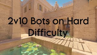 2 CS2 Noobs take 10 on Bots on Hard Difficulty [upl. by Nivej]