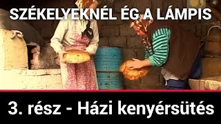 Székelyeknél ég a lámpis 3 rész  Házi kenyérsütés 2010 [upl. by Odlonra350]