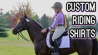 Designing Custom XC Riding Shirts  FinStar Equestrian [upl. by Royce]