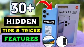 Redmi 12 5G Top 30 Hidden Features amp Tips amp Tricks amp Hyperos India Update Features Use Redmi 12 5G [upl. by Ynahirb270]