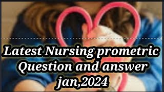 January 2024 Nursing Prometric Questions And Answer Saudi prometricPrometric previous Exam paper [upl. by Atteloj]