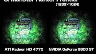 Radeon HD 4770 vs GeForce 9800 GT [upl. by Adalie]