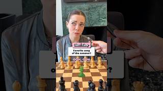 Dina Belenkaya SINGS Her CHESS SONG While Answering FAVOURITEBEST QUESTIONS [upl. by Neivad]