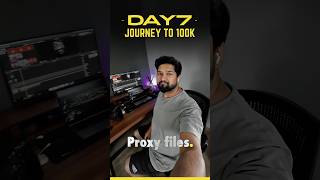 Day 7  On Camera Proxy Files 🖥️ Journey to 100k ✨minivlogshorts [upl. by Aretta]