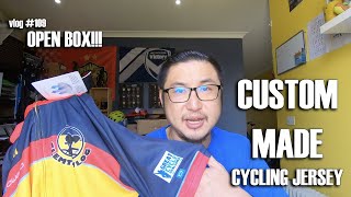 vlog 109【OPEN BOX 10】My custom made cycling jersey via Owayo [upl. by Machos353]