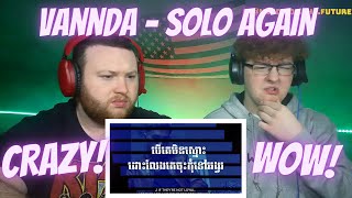 VANNDA  SOLO AGAIN LYRIC VIDEO  Reaction [upl. by Esinehs]