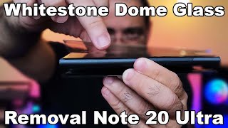 Does Whitestone Dome Glass Damage your Samsung Galaxy Note 20 Ultra [upl. by Einhpets]