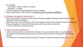 Conservation Laws amp Symmetry  Part5  Particle Physics [upl. by Ahsieken952]