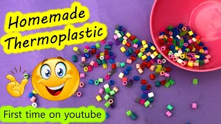 How to make thermoplastic beads at homediy beadsplastic granuleshow to make beadsSajals Art [upl. by Margo]