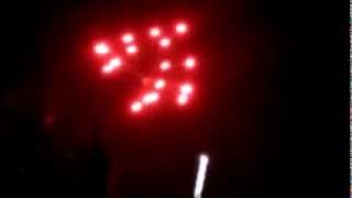 FOHI Fontana High School July 4 2015 Fireworks Show Independence Day 4th [upl. by Nyrek]