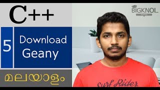 05 Download Geany  C Malayalam Tutorial [upl. by Oinafipe]