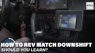 How to Rev Match Downshift  One Minute Tips [upl. by Pickford451]