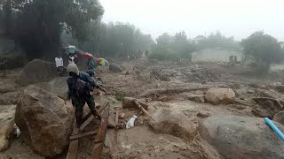 Malawi people stranded after their homes are swept away by floodwaters  AFP [upl. by Berte]