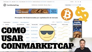 INVERTIR EN CRIPTO COMO USAR COINMARKETCAP [upl. by Nnairek]