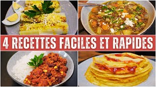 4 RECETTES DU QUOTIDIEN batch cooking automne hiver  À La Maison Avec Leslie [upl. by Enyahc]