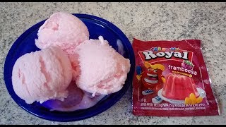 COMO FAZER SORVETE DE GELATINA SUPER FÁCIL E SABOROSO [upl. by Irafat840]