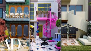 3 Interior Designers Transform The Same Backyard  Space Savers  Architectural Digest [upl. by Sartin962]