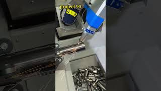 Bevel tube cutting onsite project90 lasertubecuttingmachine bevelcutting LASERBEVELCUTTING [upl. by Yarrum731]