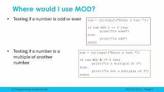 Arithmetic Operators including Modulo and Quotient [upl. by Bekah]