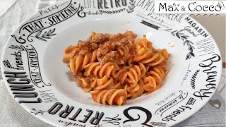 FUSILLONI di GRAGNANO al Ragù di SALSICCIA [upl. by Ecyrb]