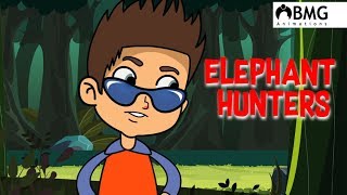 Happy Kid  Elephant Hunters  Episode 98  Kochu TV  Malayalam [upl. by Bolling426]